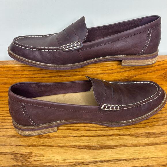 Sperry Women's Size 10 Seaport Penny Loafer Wine STS82359 - Picture 1 of 6